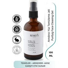 Remos Natural Salisilik Asitli Bha Arındırıcı Yüz Temizleme Jeli %2 Bha - Purfying Face Cleansing Gel 100 ml