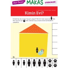 Okul Öncesi Makas Etkinlikleri Kes, Yapıştır, Oyna 4. Seviye