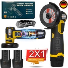 Böhrer Alman Mini Akülü Açılı Taşlama Demir Kesme Makinesi