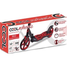 2 Oyuncak Cool Wheels Katlamalı 2 Tekerlekli Dev Teker Çocuk +12 Yaş 100 kg Kırmızı