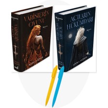 Varislerin Oyunu + Acıların Hükümdarı Ciltli / Adora Yağmur 2 Kitap Set + Alfa Kalem - Kitap