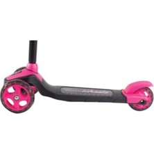 Pembe Furkan Cool Wheels LED Işıklı 3 Tekerlekli Yükseklik Ayarlı Pembe Scooter 3 6+ Yaş