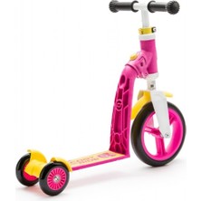 Beyaz Scooter Highwaybaby + Plus Pembe/sarı (216272) SCTRDESCT006 Manuel 9-25 kg 3 Katlanabilir