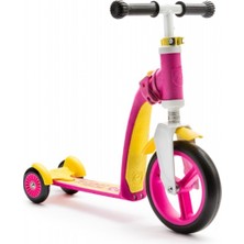 Beyaz Scooter Highwaybaby + Plus Pembe/sarı (216272) SCTRDESCT006 Manuel 9-25 kg 3 Katlanabilir