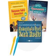 Hatice Kübra Tongar Ayşe Çetintaş 3 Kitap Ramazan Seti Ramazan Vakti Sünnet Ailece Oyun Kırk Hadis