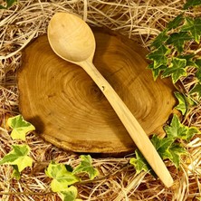 Online Pazar Şimşir 1 Adet Kaşık Hakiki Şimşir Kaşık, Şimşir Tahta Kaşık Doğal Kaşık Yemek Tencere Kaşık 32 cm