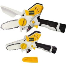 Tekno Trust Sturdy Magic Saw X-Torq 1800 Li-On Akülü Dal Kesme Testere Bıçkı Makinası Çift Akülü