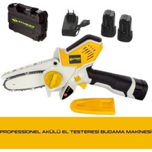 Tekno Trust Sturdy Magic Saw X-Torq 1800 Li-On Akülü Dal Kesme Testere Bıçkı Makinası Çift Akülü