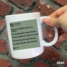 Hediyeci Abla Size Özel Spotify Neşat Ertaş Yalan Dünya Baskılı Kupa Bardaklar