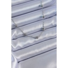 Fy Butik 316L Çelik Gümüş Renk Kadın Kolye