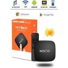 Bakeey MX10 8gb 4K Android Tv Box Medya Oynatıcı Android 7.1 Tv Box Tv Stick Medya Oynatıcı Smart Tv Wifi