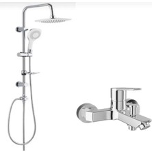 Kale Mare Banyo Bataryası ve Tema 53270 Tepe Duş Seti