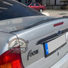 Furens Ford Focus 1 1999-2005 Piano Black Yarasa Tip Üniversal Spoiler Elastik Bagaj Üstü Çıta