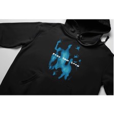 Swozz Unisex Pray The Lord Baskılı Siyah Hoodie Sweatshirt