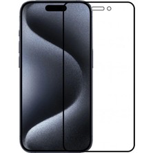 3gen Case Apple iPhone 15 Pro Max Uyumlu Tam Kaplayan Esnek Kırılmaz 12D Seramik Kaplama