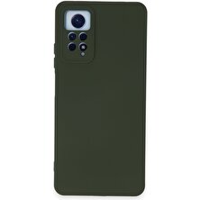 Case World Caseworld Xiaomi Redmi Note 12 Pro 4g Kapak Içi Kadife Kamera Korumalı Lansman Silikon Kılıf - Yeşil