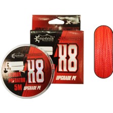Captain Hook Line 8x Upgrade Pe Bloody Predator Assist Ipi 5mt Kırmızı