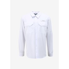 Discovery Expedition Beyaz Erkek Relaxed Gömlek D4SM-GML3231