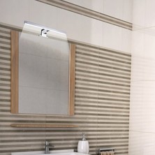 Diyez Meriç Dekoratif LED Banyo Aplik 30CM Krom