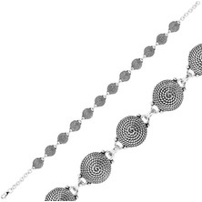 Stil Love Gümüş Telkari Bayan Bileklik