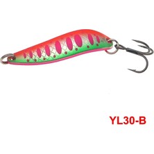 Tlg Shop YL30 B Tarzı 10G Tarihi Balıkçılık Kaşık LURE10G13G Metal Kaşık Pullu Sert Yem Balıkçılık Cazibesi Çizgili Bas Için (Yurt Dışından)