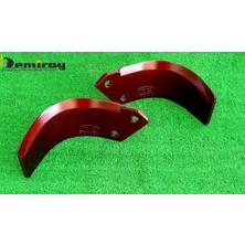 Demiray 8 mm Ekstra Çelik C Tipi Rotovatör Bıçağı 54 Adet - Türkay Marka Uyumlu