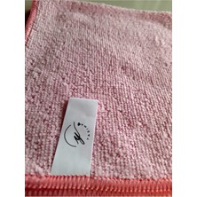 Yasima Pembe Mikrofiber Temizlik Bezi Cam ve Ev Temizliği