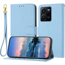 Bdt Boutique Vivo Y35 4g Için /Y22/Y22S Pu Deri Kart Yuvaları Tutucu Flip Folio Telefon Kılıfı (Yurt Dışından)