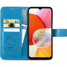 Bdt Boutique Samsung Galaxy A14 Için 4g Zarif Iş Kısa Kayış Kapak Çevirin Telefon Kılıfı (Yurt Dışından)