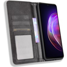 Bdt Boutique Vivo V21 4g/5g Pu Deri Manyetik Kapatma Cüzdan Için Telefon Kılıfı (Yurt Dışından)