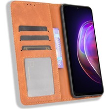 Bdt Boutique Vivo V21 4g/5g Pu Deri Manyetik Kapatma Cüzdan Için Telefon Kılıfı (Yurt Dışından)