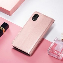 Bdt Boutique Samsung Galaxy A03 Çekirdek Kısa Kayış Deri Kapak Kapak Dört Telefon Kılıfı (Yurt Dışından)