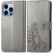 Bdt Boutique Iphone 13 Için Pro Zarif Iş Dört Yapraklı Yonca Kısa Kayış Telefon Kılıfı (Yurt Dışından)