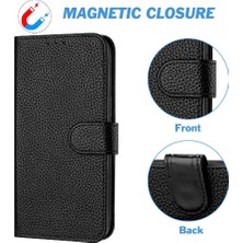 Bdt Boutique Realme 11 4g Için Kart Yuvaları Tutucu Flip Folio Pu Deri Cüzdan Telefon Kılıfı (Yurt Dışından)