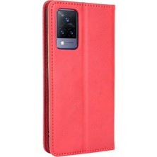 Bdt Boutique Vivo V21 4g/5g Pu Deri Manyetik Kapatma Cüzdan Için Telefon Kılıfı (Yurt Dışından)