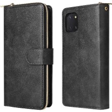 Bdt Boutique Samsung Galaxy Not 10 Lite Için Kart Tutucu ile El Kayışı Fermuar 9 Telefon Kılıfı (Yurt Dışından)