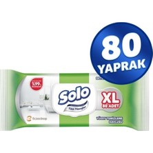 Solo Xl Yüzey Temizleme Havlusu 80 Yaprak Tüm Yüzeyler Için