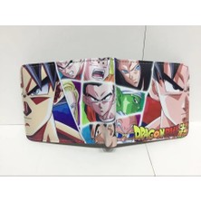 Qiuming Shop No.29 Tarzı Dragon Ball Z Yeni Saiyan Son Goku Vegeta Anime Erkek Cüzdan Kart Sahibinin Öğrenci El Çantası Moda Karikatür Bozuk Para Cüzdanı Para Klipsi (Yurt Dışından)