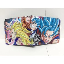 Qiuming Shop No.29 Tarzı Dragon Ball Z Yeni Saiyan Son Goku Vegeta Anime Erkek Cüzdan Kart Sahibinin Öğrenci El Çantası Moda Karikatür Bozuk Para Cüzdanı Para Klipsi (Yurt Dışından)