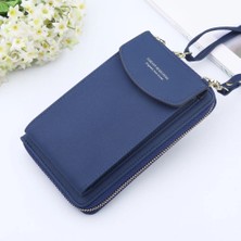 Qiuming Shop No.5 Tarzı Moda Uzun Kadın Cüzdan Omuz Çantası Kadın Cüzdan Debriyaj Bayan Çanta Fermuarlı Telefon Cebi Kart Sahibinin Bayanlar Carteras (Yurt Dışından)