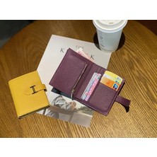 Qiuming Shop Turuncu Kısa Stil Bayan Cüzdan ve Çantalar Hakiki Deri Moda Kısa Para Çantası Lüks Telefon Cüzdanı Lüks Tasarım Çile Çanta Küçük Cüzdan (Yurt Dışından)