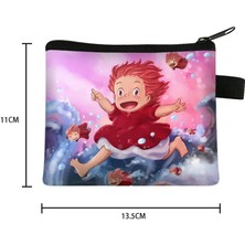 Qiuming Shop LQBLONGCATS06 Stili Yeni Varış Totorospirited Away Karikatür Kısa Cüzdan Kadın Kızlar Sevimli Kedi Kart Sahibinin Fermuar Debriyaj Bozuk Para Cüzdanı (Yurt Dışından)