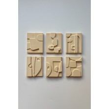 Sin İstanbul 6'Lı Picasso Buzdolabı Magneti Bej