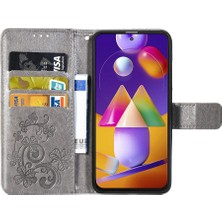 Manyi Mall Samsung Galaxy M31S Zarif Iş Için Kılıf Kısa Kayış Kapak Çevirin (Yurt Dışından)