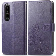 Manyi Mall Sony Xperia 1 Iii Dört Yapraklı Yonca Zarif Iş Kısa Kayış Için Kılıf (Yurt Dışından)