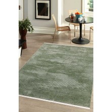 Efor Halı Elmina Yeşil Halı Yumuşak Oturma Odası Salon Çocuk Odası Mutfak Halısı QP047 120 x 180