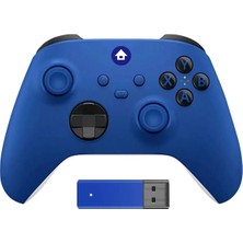 Papajack Mavi-Xbox Serise X/s Gamepad Denetleyicisi Ile 2.4g Kablosuz Alıcı Pc Gamepad Aksesuarları Için Kaymaz Rocker Oyun Kolu (Yurt Dışından)