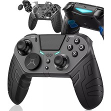 Papajack Q300 Yeşil-Bluetooth Uyumlu Kablosuz Denetleyici Ps4 Elite/slim/pro Konsol Gamepad Programlanabilir Geri Düğme Desteği Pc Joypad (Yurt Dışından)