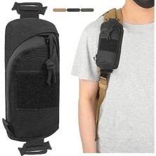 Papajack Siyah-Taktik Molle Çantası Askeri Edc Aracı Cepler Açık Sırt Çantası Omuz Askısı Aksesuar Kılıfı Kompakt Telefon Çantası (Yurt Dışından)