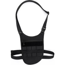 Papajack Siyah-Yeni Taktik Omuz Çantası Gizli Gizli Çanta Omuz Crossbody Gizli Ajan Donatılmış Anti Hırsızlık Cüzdan Avcılık Aksesuarları (Yurt Dışından)